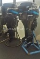 USED 2001 TWIN MERCURY 135HP V6 OPTIMAX OUTBOARD MOTOR FOR SALE