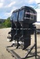 USED 2007 TRIPLE MERCURY 225 HP OPTIMAX OUTBOARD MOTOR FOR SALE